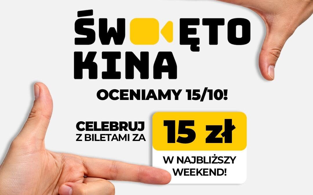 Święto Kina 2026 w Kinie Apollo w Działdowie. Filmowe emocje za jedyne 15 zł!