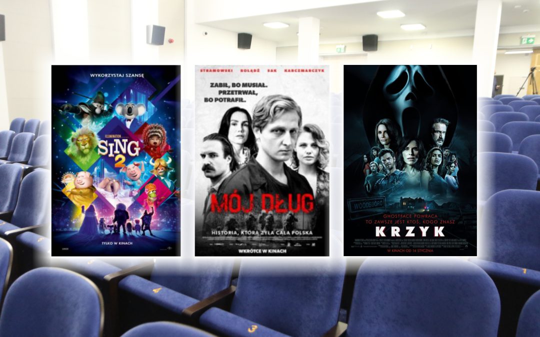 „Mój dług”, „Krzyk” i „Sing 2” w kinie Apollo