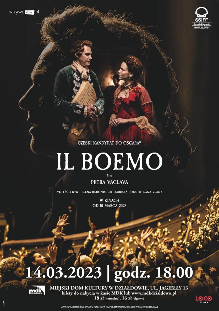 plakat filmowy filmu "IL BOEMO"