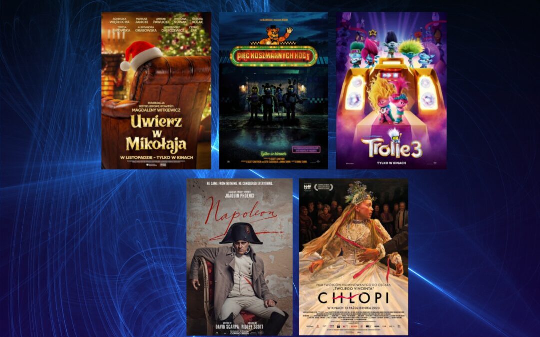 Zapraszamy na pięć filmów do naszego kina