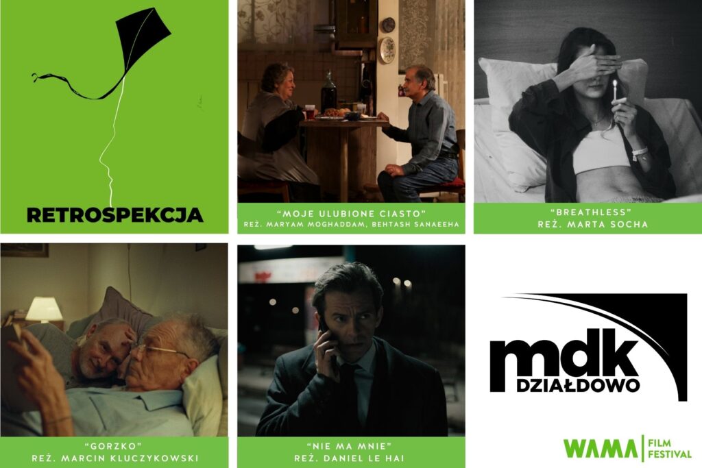 plakat promujący WAMA Film Festival – Retrospekcja