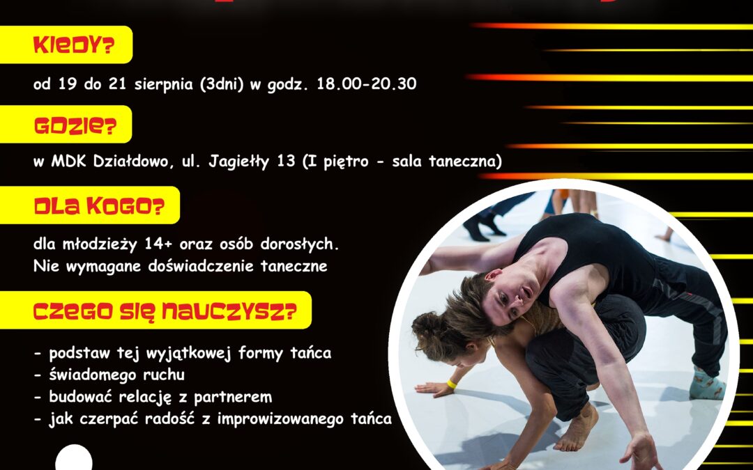 Warsztaty z kontakt improwizacji – poczuj się swobodnie w tańcu