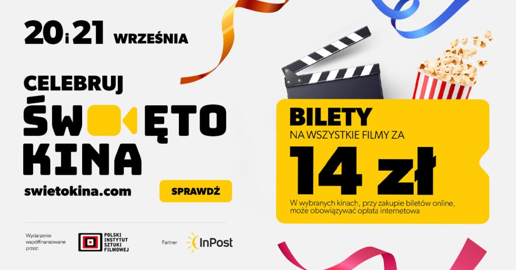 infografika informująca o Święcie Kina