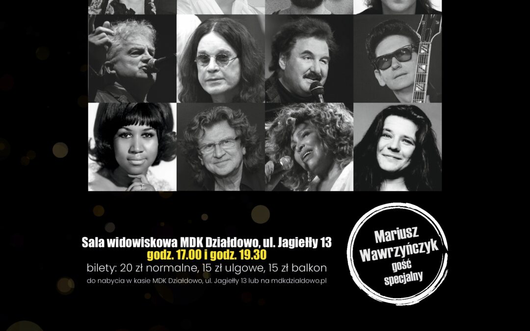 „Muzyczne Zaduszki” w Miejskim Domu Kultury. Zapraszamy  