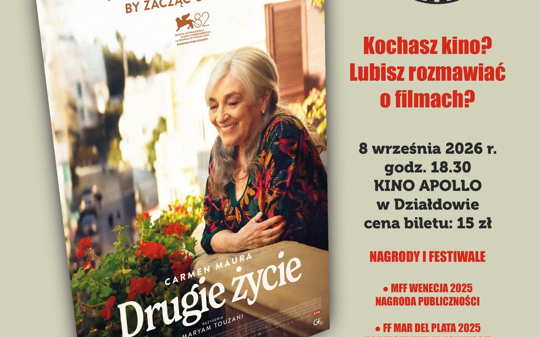 Nowe początki na wielkim ekranie. Dyskusyjny Klub Filmowy w Działdowie zaprasza na „Drugie życie”